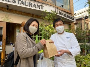 菊地美升シェフ　ル・ブルギニオン　託児付きランチ